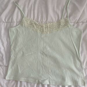 Light green tank top